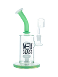 NEU 9" Showerhead Dab Rig Pipe with Banger