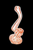 The "Candycane" Rasta Striped Mini Bubbler