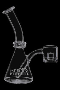 Piranha Quartz Beaker with Reactor Core Banger Nail