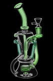 Pulsar 4-Tube Recycler Water Pipe - Assorted Colors