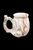 Roast & Toast Premium Marbled Ceramic Pipe Mug