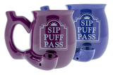 Sip Puff Pass Ceramic Mug Pipe