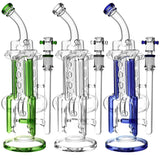The "Space Station" Recycler Water Bong with Inline Perc