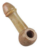 Stone Carved Penis Pipe