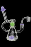 Suspended Glow-in-the-Dark UV Marble Oil Rig