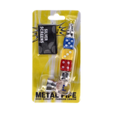 Colored Dice Metal Pipe and Screens Gift Set