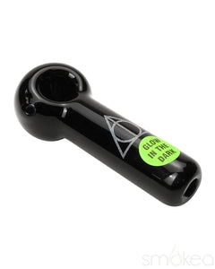 Chameleon Glass "Deathly Hallows" Spoon Hand Pipe
