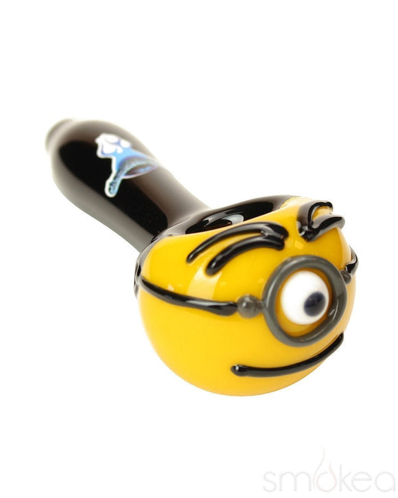 Chameleon Glass Minions Inspired Carl Hand Pipe