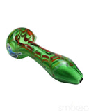 Chameleon Glass Rainbow Splat Spoon Hand Pipe