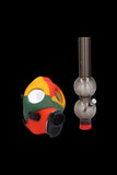 Silicone Gas Mask Bong - Double Bubble Tube