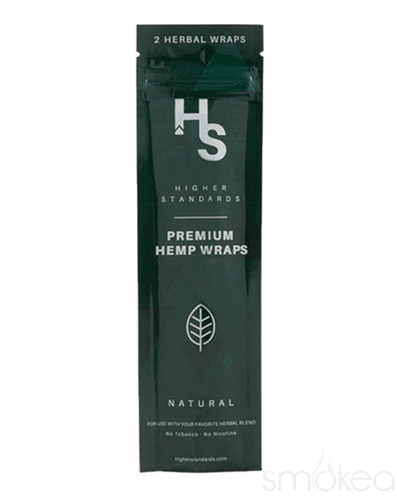 Higher Standards Premium Hemp Blunt Wraps (2-Pack)