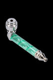 Metal Hand Pipe with Random Colored Pattern