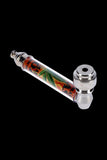 Metal Hand Pipe with 420 Themed Design