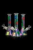 LA Pipes Limited Edition 8" Iridescent Disco Beaker Set
