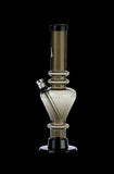 Acrylic Straight Vase Bong with Carb Hole and Marias | Black