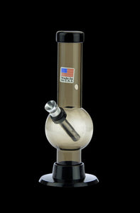 Acrylic Straight Bubble Base Mini Bong