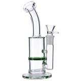 Glass Bubbler with HoneyComb Disc Perc