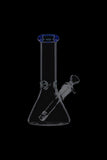 Glass Beaker Base Ice Bong with Colored Mouthpiece