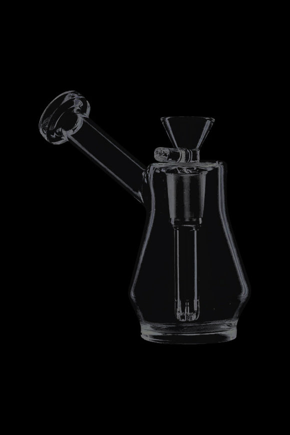 Glass Bubbler with Built-In Downstem and Recessed Joint