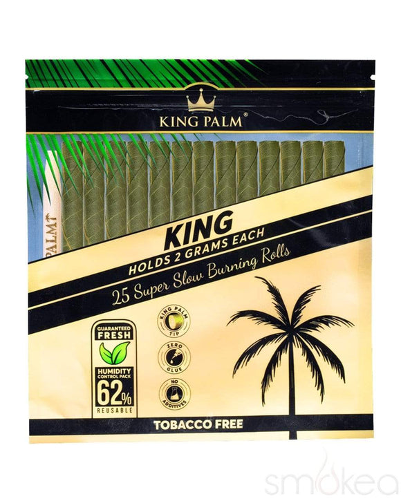 King Palm King Size Natural Pre-Rolled Cones (25-Pack)