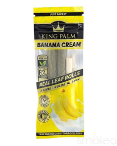 King Palm Mini Banana Cream Pre-Rolled Cones (2-Pack)