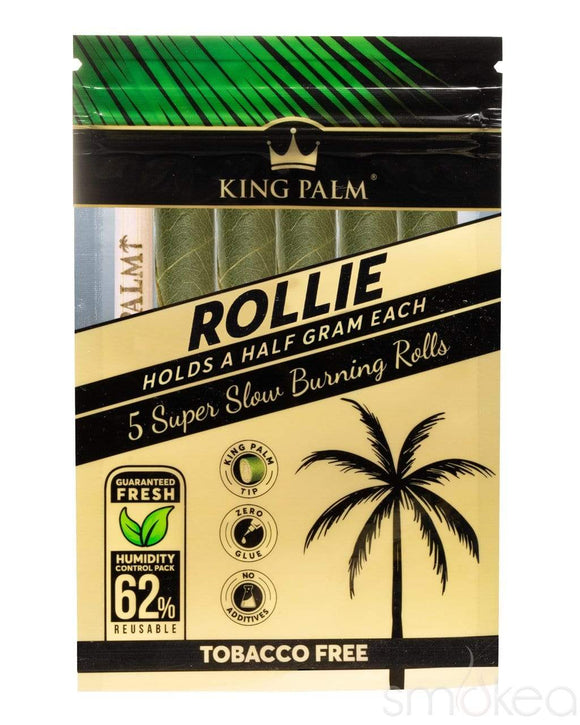 King Palm Rollies Natural Pre-Rolled Cones w/ Boveda Pack (5-Pack)