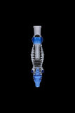 Colored Glass Nectar Collector with Titanium Nail
