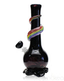 Noble Glass Small Rainbow Wrapped Soft Glass Bong
