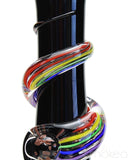 Noble Glass Small Rainbow Wrapped Soft Glass Bong