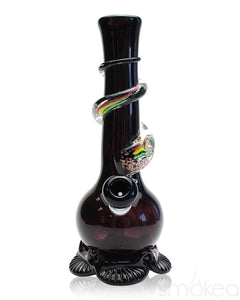 Noble Glass Small Rasta Wrapped Soft Glass Bong