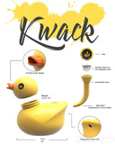 Piecemaker Kwack Silicone Duck Water Pipe