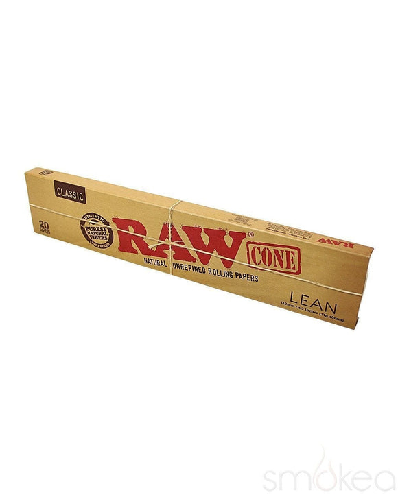 Raw Classic Pre-Rolled Lean Cones (20-Pack)