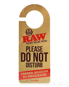 Raw "Do Not Disturb" Door Sign
