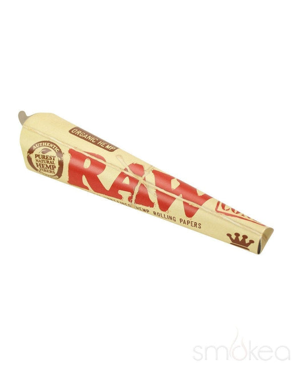 Raw Organic King Size Pre-Rolled Cones (3-Pack)