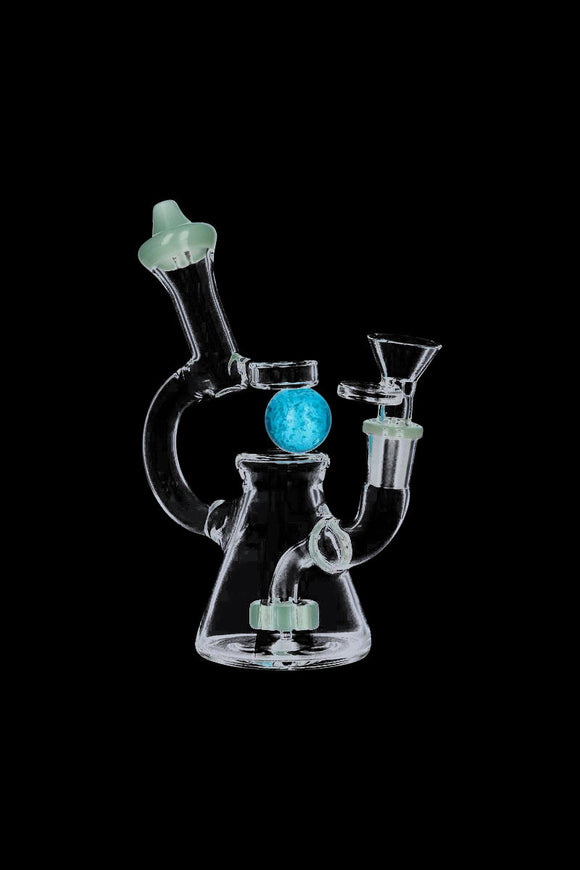 Curved Neck Glass Bubbler