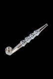 Metal 6.5 Inch Hand Pipe with Skull Stem