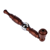 Metal Hand Pipe with Bead on Stem