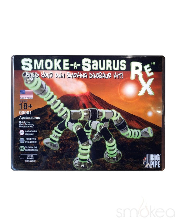 Big Pipe Smoke A Saurus Rex Metal Pipe Super Kit