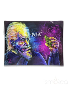 V Syndicate "Einstein Classic" Glass Rolling Tray