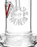 Vodka Glass "Diamond Rose" Diamond Series Bong
