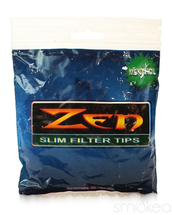 Zen Slim Menthol Filter Tips (200-Pack)
